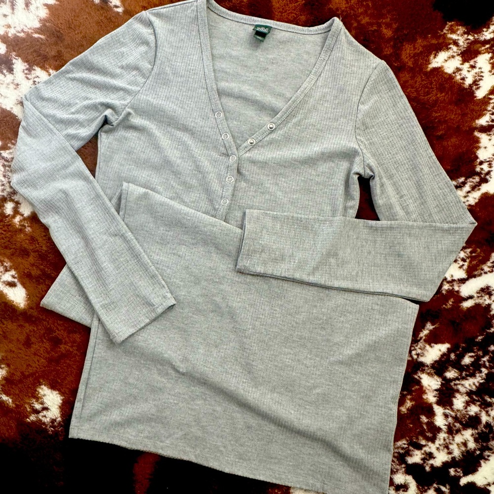 NWOT - Long Grey Dress